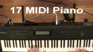 Roland D70 demo  Performances 1125 [upl. by Lolita]