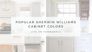 POPULAR SHERWIN WILLIAMS GREY CABINET COLORS [upl. by Bradeord]