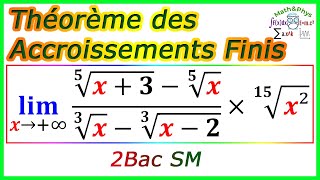 Théorème des Accroissements Finis  TAF  Racine nième  2 Bac SM  Exercice 4 [upl. by Schargel]