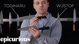 Knifemaker Explains The Difference Between Chefs Knives  Epicurious [upl. by Temp410]