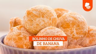 Bolinho de chuva de banana — Receitas TudoGostoso [upl. by Elgar]