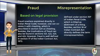 What is Difference Between Fraud amp Misrepresentation [upl. by Dhaf109]