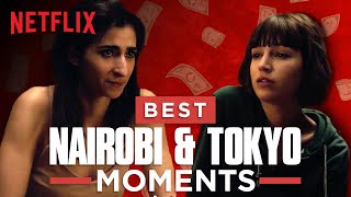 Best Nairobi amp Tokyo Moments  Money Heist  La Casa De Papel  Netflix India [upl. by Rubin]