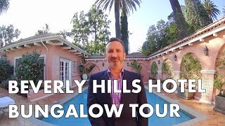 BEVERLY HILLS HOTEL  Bungalow 5 Tour  Inspired by Liz Taylor [upl. by Knowland]