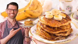 Super Fluffy Banana Pancakes [upl. by Ximenes]