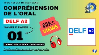 DELF A2  Compréhension de loral No 01  DELF A2 Listening Practice Test Online [upl. by Einnep925]