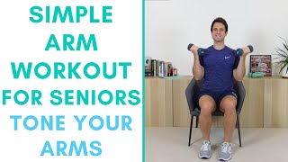 Simple Arm Strengthening Exercises for Seniors [upl. by Irvin]