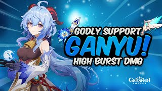 BEST CRYO SUPPORT Ganyu Burst Support Guide SubDPS  Full Build amp Showcase  Genshin Impact [upl. by Baese]