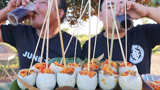 OUTDOOR COOKING  TRENDING GRILLED BALUT MUKBANG HD [upl. by Meda971]