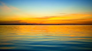 Ocean Sunset No Sound — 10 Hours Screensaver 4K UHD [upl. by Rogergcam367]