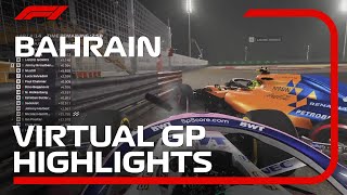 2020 Bahrain Virtual Grand Prix Highlights  F1 Esports [upl. by Islehc]