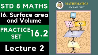 Class 8 Practice Set 162 Lecture 2 Chapter 16 Surface Area and Volume  8th Maths  Cylinder [upl. by Lemraj]