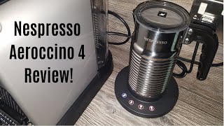 Nespresso Aeroccino 4 Milk Frother Review  Worth upgrading from the Aeroccino 3 [upl. by Evreh]