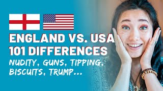 101 Differences Between England amp USA  Cultural Differences USA vs England  Americans in England [upl. by Marshal]