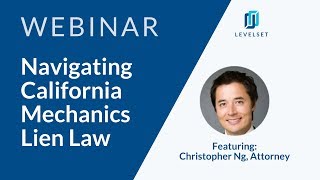 Guide to California Mechanics Lien Law [upl. by Nyrem]