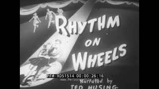 quotRHYTHM ON WHEELSquot 1944 GRANTLAND RICE SPORTLIGHT ROLLER SKATES amp ROLLER SKATING XD51514 [upl. by Koval]