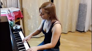 Rammstein  Mein Herz Brennt Piano Cover by Anastasiya Vlasyuk [upl. by Liebermann]