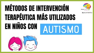 TERAPIAS para niños con AUTISMO [upl. by Daisey273]