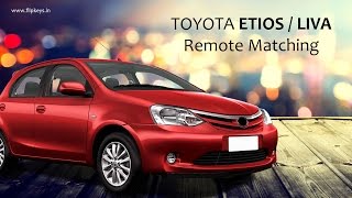 Toyota Etios  Liva Remote Programming [upl. by Morel]