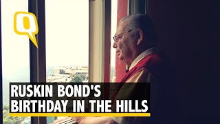 The Quint Visits Writer Ruskin Bond at His Home in the Hills [upl. by Lledal]