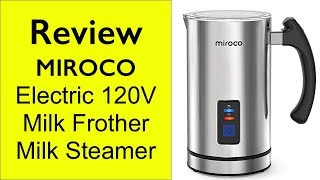 Review Miroco Milk Frother  How to make froth milk at home [upl. by Ecirtaeb]