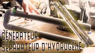 Production dhydrogène HHO  générateur séparateur 2 [upl. by Yesoj]