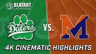 Manhasset vs Farmingdale Lacrosse Highlights 4K UHD [upl. by Zackariah]