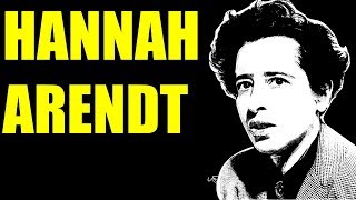 HANNAH ARENDT  FILOSOFÍA [upl. by Imerej]