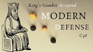 Modern Defense  King’s Gambit Opening Theory [upl. by Nolos]