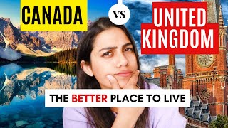 UK 🇬🇧 vs Canada 🇨🇦 The Better Place to Live amp Migrate  UK Work Permit Visa 2022 [upl. by Ardnuhs]