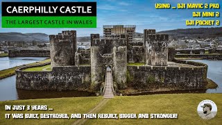 Caerphilly Castle  The Largest in Wales 2nd in Britain [upl. by Evreh]