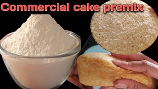 Cake Premix Recipe  How to make a Commercial Cake Premix at Home  Vanilla Cake Premix Recipe [upl. by Yenaffit]