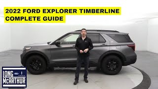 2022 FORD EXPLORER TIMBERLINE COMPLETE GUIDE [upl. by Kho]