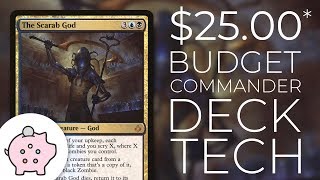 The Scarab God  EDH Budget Deck Tech 25  Tribal  Magic the Gathering  Commander [upl. by Nesyaj]