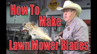 How to make lawn mower blades  DIY [upl. by White]