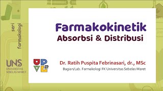 Farmakokinetika 1 Absorpsi amp Distribusi [upl. by Ellita]