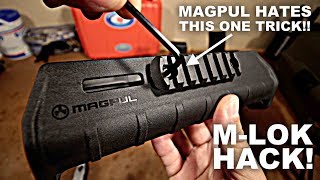 MLOK Mounting Hack Magpul Hates This Trick [upl. by Odilo878]