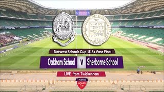 NatWest Schools U15 Vase 2015 FINAL Oakham School vs Sherborne School Highlights [upl. by Darnok]