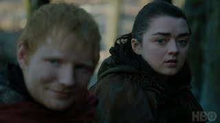 Game of Thrones Season 7 Episode 1 Clip Arya and Ed Sheeran HBO [upl. by Warren273]