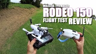 WALKERA RODEO 150 FPV Race Drone Review  Part 2  FlightCRASH Test Pros amp Cons [upl. by Sheedy]