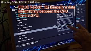 Enabling Memory in an ASUS bios enabling RAMDDR4 [upl. by Dragde]