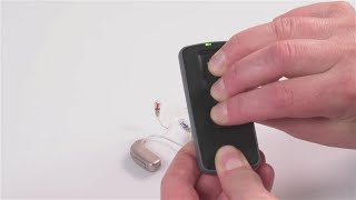 How to pair Remote Control and Oticon Opn S™ miniRITE R [upl. by Ylrebmyk704]