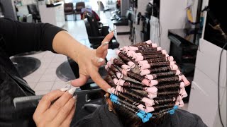 Como Hacer Permanente De Cabello Ondulado En Casa  Rizos Permanentes [upl. by Knuth860]