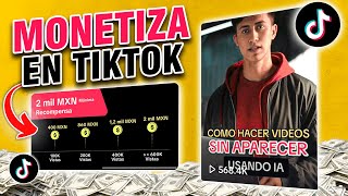 Como MONETIZAR TikTok con videos 2024 Nueva herramienta [upl. by Etteragram712]