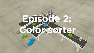 Factory IO 2  How to make a color sorter [upl. by Sedgewick]