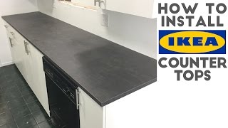 How To Install Laminate  IKEA Countertops  Quick and Easy [upl. by Vitalis913]