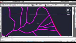 Comment délimiter un bassin versant sur AutoCAD [upl. by Yllac518]