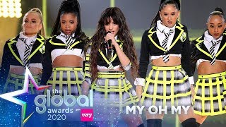 Camila Cabello  My Oh My Live at The Global Awards 2020  Capital [upl. by Tzong903]