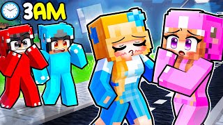 Crystal is SLEEPWALKING At 3AM In Minecraft [upl. by Igic50]