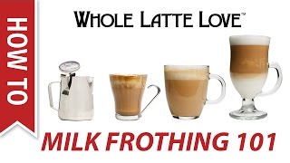 Milk Frothing for Beginners [upl. by Stephens]